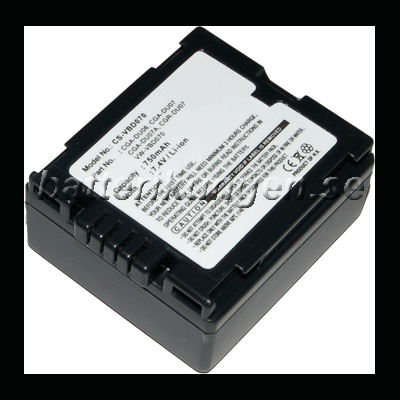 Panasonic Batteri till Panasonic - CGA-DU06 mfl