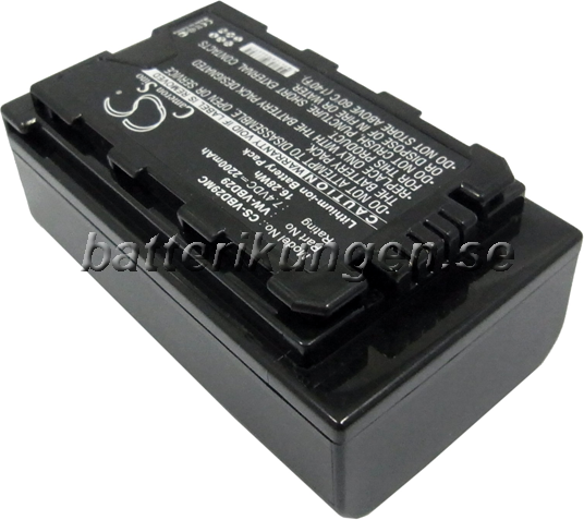 Panasonic Batteri till Panasonic som ersätter VW-VBD29 - 2.200 mAh