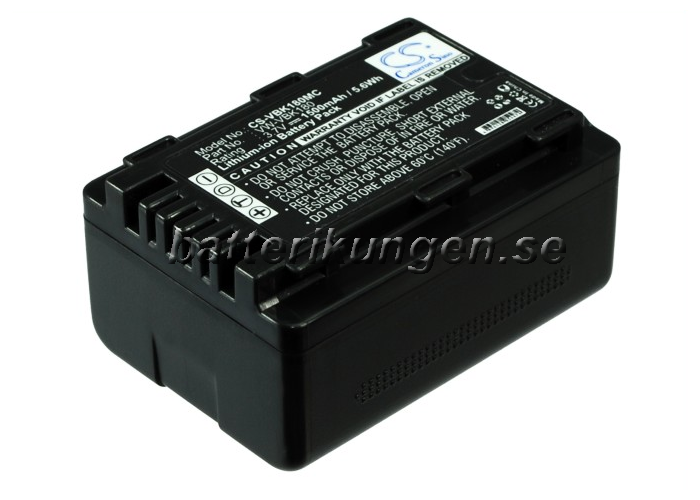 Panasonic Batteri till Panasonic som ersätter VW-VBK180 mfl - 1.500 mAh