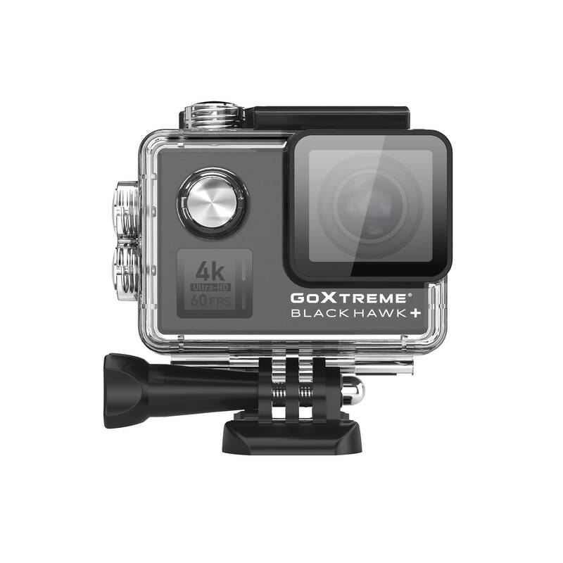 GoXtreme Actioncam Black Hawk+ 4K Ultra HD, 170° Weitwinkel, Wasserfest bis 60m, 12MP Sensor