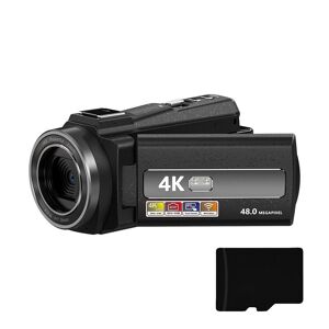 INF Videokamera 4K/48MP/16x Zoom/IR nattesyn/fjernbetjening/32GB kort