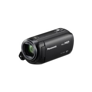 Panasonic HC-V380 - Videokamera - 1080p / 50 fps - 2.51 MP - 50x optisk zoom - flashkort - Wi-Fi - sort