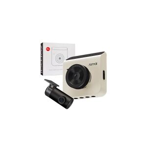 70mai Dash Cam A400 + RC09 White   Dash Camera   1440p + 1080p, GPS, WiFi