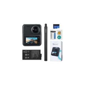 Kandao QooCam 3 - Travel Combo - 360° action-kamera - 5.7K / 30 fps - Wireless LAN, Bluetooth