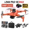 SJR/C Drone L900 SE MAX 4K HD ESC Cámara 360 Evitación de obstáculos Motor sin escobillas GPS 5G WIFI Motor sin escobillas Quadcopter