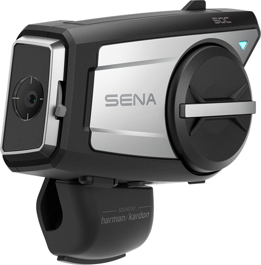 Sena 50C Sound by Harman Kardon Bluetooth Sistema de comunicación y cámara Single Pack - Negro (un tamaño)