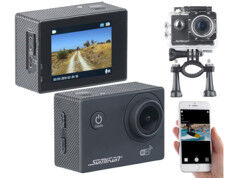 Somikon Caméra sport UHD étanche DV-3717 avec wifi, capteur Sony et fonction Webcam