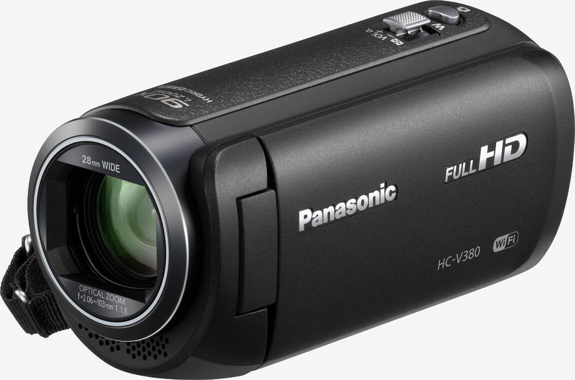 Panasonic HC-V380EG-K videocamera Videocamera palmare 2,51 MP MOS BSI Full HD Nero [HCV380EGK]