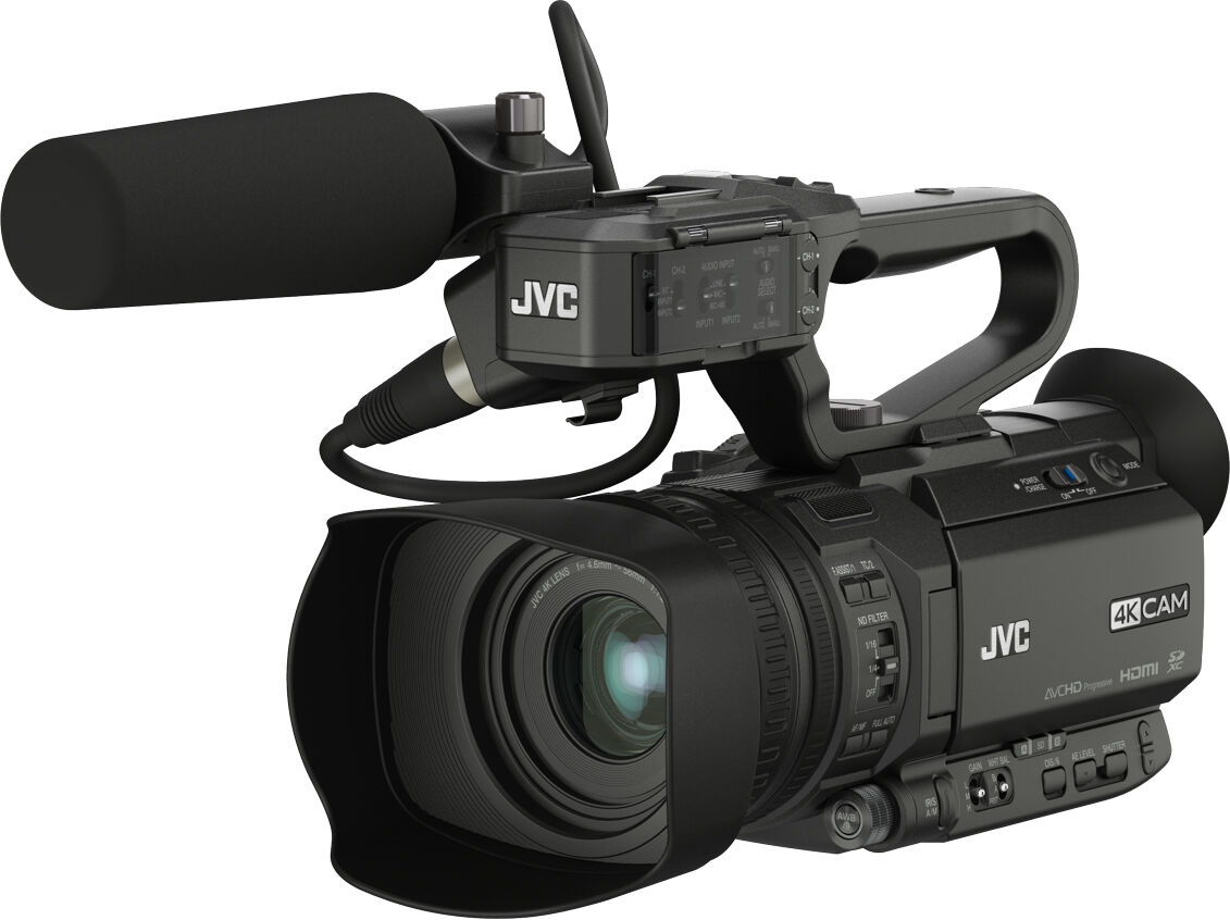 JVC GY-HM180E videocamera 12,4 MP CMOS 4K Ultra HD Nero [GYHM180E]