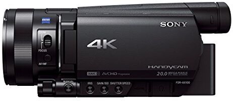 FDRAX100EB.CEE Sony  4K Ultra Hd Videokamera/Videokamera, En Storlek, Svart