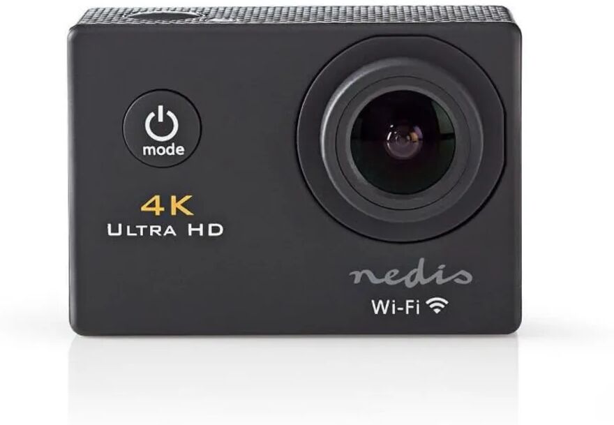 Nedis 4K Ultra HD Action Kamera, Svart