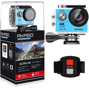 AKASO EK7000 4K Sport Action Camera Ultra HD Camcorder  - Blue