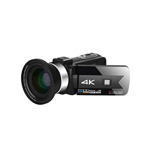 DELURA Night Vision 4K WIFI Camcorder For Video Recording Outdoor Vlogging Digital Recorder IR Portable Photographic Cameras HD camera (Color : No SD Card, Size : Set 4)
