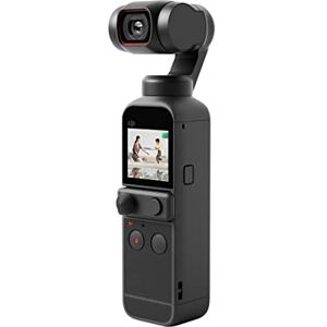 DJI Pocket 2 Creator Combo - 3 Axis Handheld Gimbal Stabilizer with 4K Camera, Ultra HD Video, 64 MP Pixel high-resolution Photo, 1/1.7” CMOS, HDR, Noise Reduction, Time Lapse, Slow Motion, Black