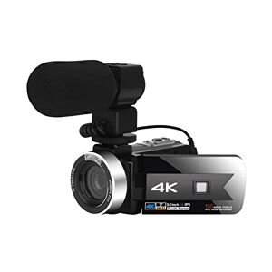 DELURA Night Vision 4K WIFI Camcorder For Video Recording Outdoor Vlogging Digital Recorder IR Portable Photographic Cameras HD camera (Color : 64G SD Card, Size : Set 7)