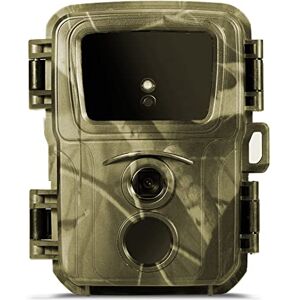 Jemora Mini Trail Camera 16MP 1080P Motion Activated Hunting Camera with 65ft Night Vision Outdoor Wildlife Camera IP65 Waterproof