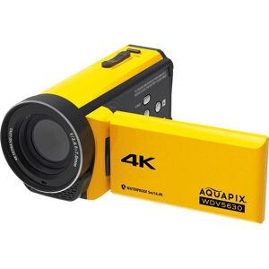 EASYPIX Aquapix WDV5630 4K Ultra HD Camcorder - Yellow, Yellow