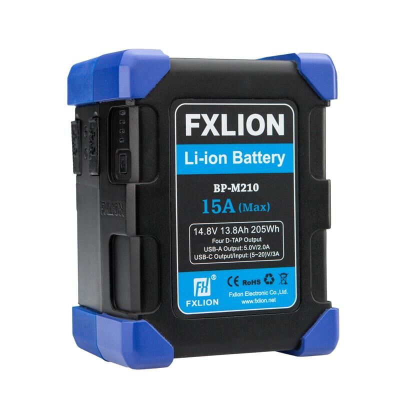 Fxlion Bp-M210 High Power V-Lock Batteri 14.8v, 210wh. 4 X D-Tap, Usb-A, Usb-C
