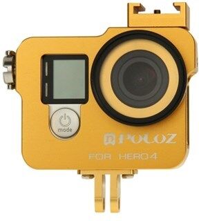 Puluz® Aluminum Shell Hero 4 - guld