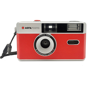 Agfaphoto compact 35mm Silver/Rouge - Réutilisable - Publicité