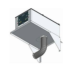 Umluftfiltermodul für asecos Sicherheitsunterbauschränke, Stahlblech, B 305 x T 555 x H 210 mm, 85-265 V, 8,5 W, bis 25 m³/h, 2200 U/min