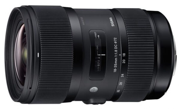 Sigma Std-Zoom Objektiv 18-35mm f / 1.8 DC HSM Canon