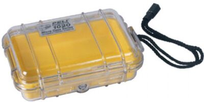Peli 480024 - Micro Case 1020 - Gelb/Transparent