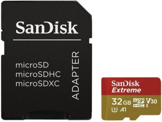 SanDisk Extreme microSDHC / UHS-I U3 / A1 / Class10 - 32GB