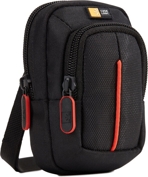 Case Logic - small Camera Case with Accessory Pocket - black/red