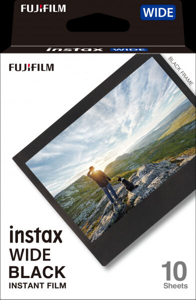 Fujifilm - Instax Wide 10 Bl. Black Frame