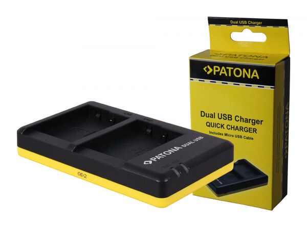 Patona - Dual Ladeg. USB Panasonic BLG10