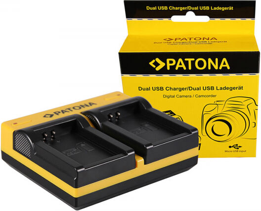 Patona - Ladegerät Dual USB Canon LP-E12