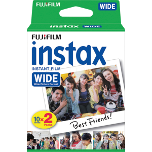 FUJI 16385995 - Fujifilm Instax WIDE Film, Rahmen: weiß