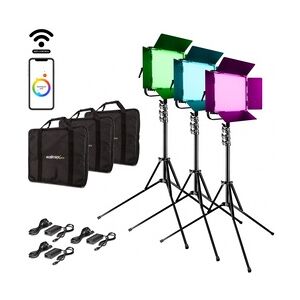 Walimex pro LED Rainbow 100W RGBWW Set 3