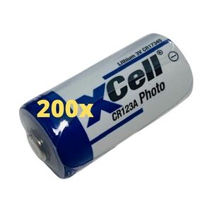 XCell 200x CR123A DL123A Batterien 3V CR17345 Ultra Lithium Foto