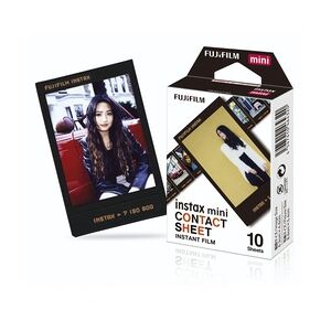Fujifilm Instax Mini Film Contact Sheet Color