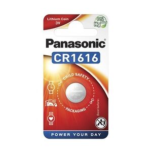 Panasonic CR-1616EL/1B Haushaltsbatterie Einwegbatterie CR1616 Lithium