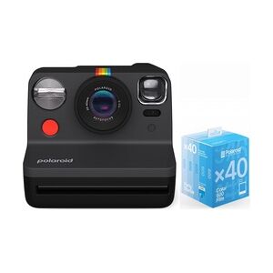 Polaroid Now Gen2 Kamera Schwarz + 600 Color Film 40x