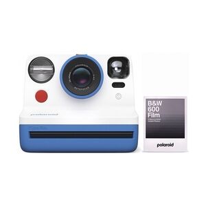 Polaroid Now Gen2 Kamera Blau + 600 B&W Film 8x