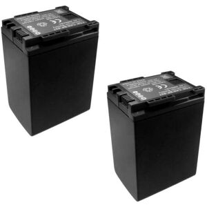 Trade-shop - 2x Kamera Li-Ion Akku 2900mAh ersetzt BP-808 BP-809 BP-819 BP-827 BP808 BP809 BP819 BP827 für Canon FS10 FS11 HF10 HF100 HF11 hd HG20