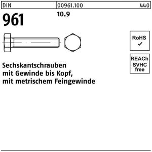 Sechskantschraube DIN 961 VG M 36 x3 x 80 10.9