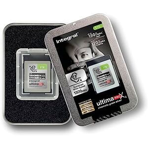 Integral 1TB 1000GB CFexpress Typ B SD-Karte 2.0 12K & 8K RAW & 8K 120 Für Advanced Cinematic & DSLR Kameras, die eine hohe Schreibgeschwindigkeit < 1300MB/s erfordern   CF Express Type B