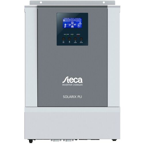 STECA Solarladegerät "Solarix PLI 2400-24" Ladegeräte 2400 W, 24 VDC, 230 VAC, 40-65 Hz grau Ladegeräte