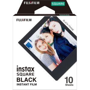 Fujifilm Instax Square Instant Film Black   Glossy   Quantity 10