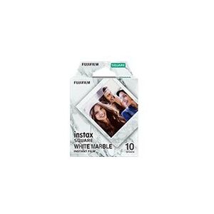 Fujifilm Instax Square White Marble - Farvefilm til umiddelbar billedfremstilling (instant film) - 10 optagelser