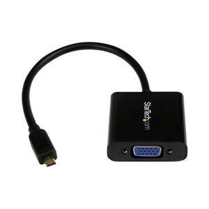 StarTech.com Adaptateur convertisseur Micro HDMI vers VGA pour smartphone/ultrabook/tablette - 1920 x 1080 (MCHD2VGAE2) - Convertisseur vidéo - HDMI - VGA - noir - Publicité