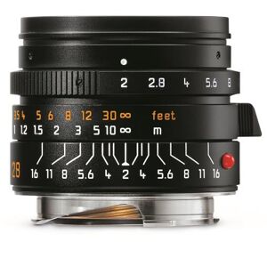 LICA Objectif hybride Leica Summicron-M 28 mm f/2 ASPH. Noir Noir - Publicité