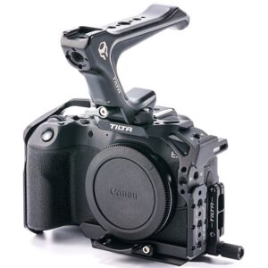TILTA Kit Cage Legere pour Canon R8 avec Poignee Superieure - Noire