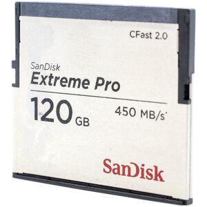 SanDisk Occasion SanDisk Extreme PRO 120GB 450Mo/s CFast 2.0 Carte memoire