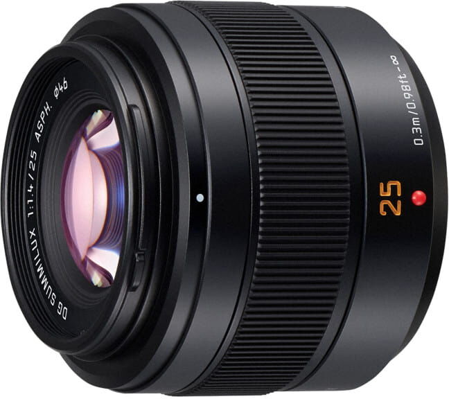 Panasonic Obiektyw Panasonic Lumix Leica DG Summilux 25mm f/1.4 II   (w magazynie) + filtr Marumi UV (CL) 46mm gratis